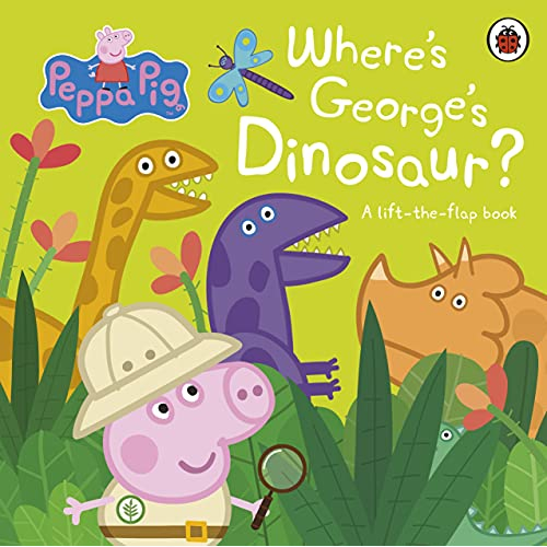 peppa pig lift the flap book: wheres georges dinosaur