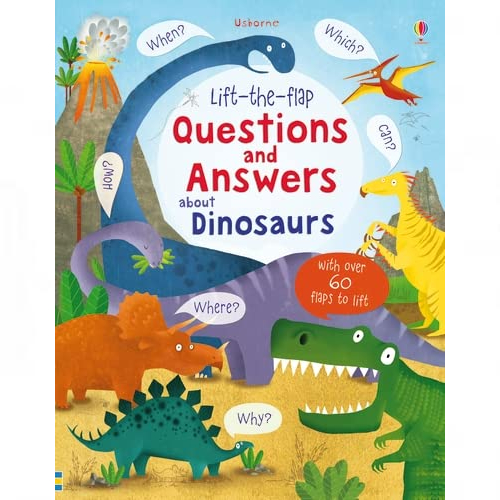 lift-the-flap questions and answers about dinosaurs