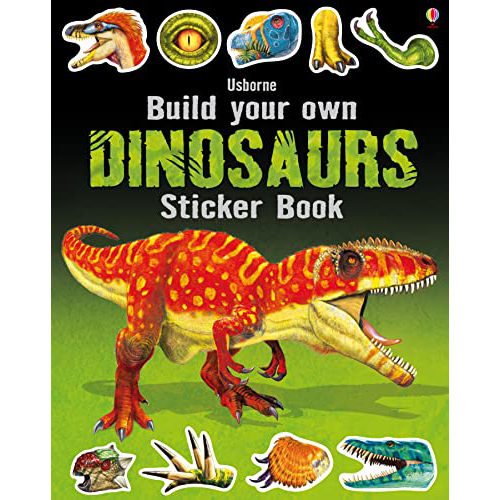 build your own dinosaur sticker book