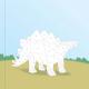paint by sticker kids: dinosaurs: create 10 pictures one sticker at a time! Thumbnail Image 2