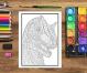 dinosaurs: a wild coloring book for adults Thumbnail Image 2