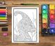 dinosaurs: a wild coloring book for adults Thumbnail Image 3