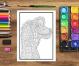 dinosaurs: a wild coloring book for adults Thumbnail Image 4