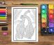dinosaurs: a wild coloring book for adults Thumbnail Image 5