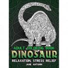 stress relief adult dinosaur coloring book - vol 1 Main Thumbnail