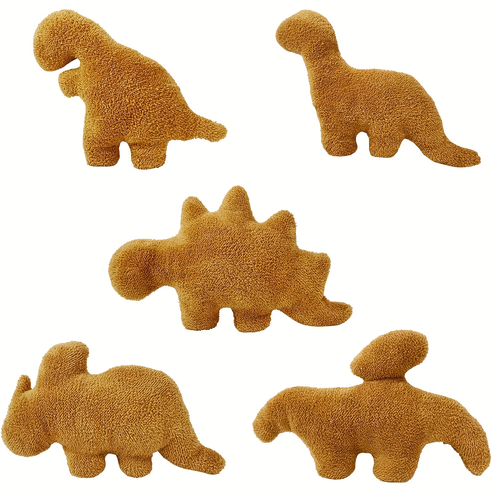 8 Style Dino And Chicken Nugget Plush Pillows Stegosaurus Plush Dinosaur Halloween Plush Christmas Gift Party Decoration Easter For Kids