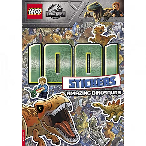 lego jurassic world: 1001 stickers: amazing dinosaurs