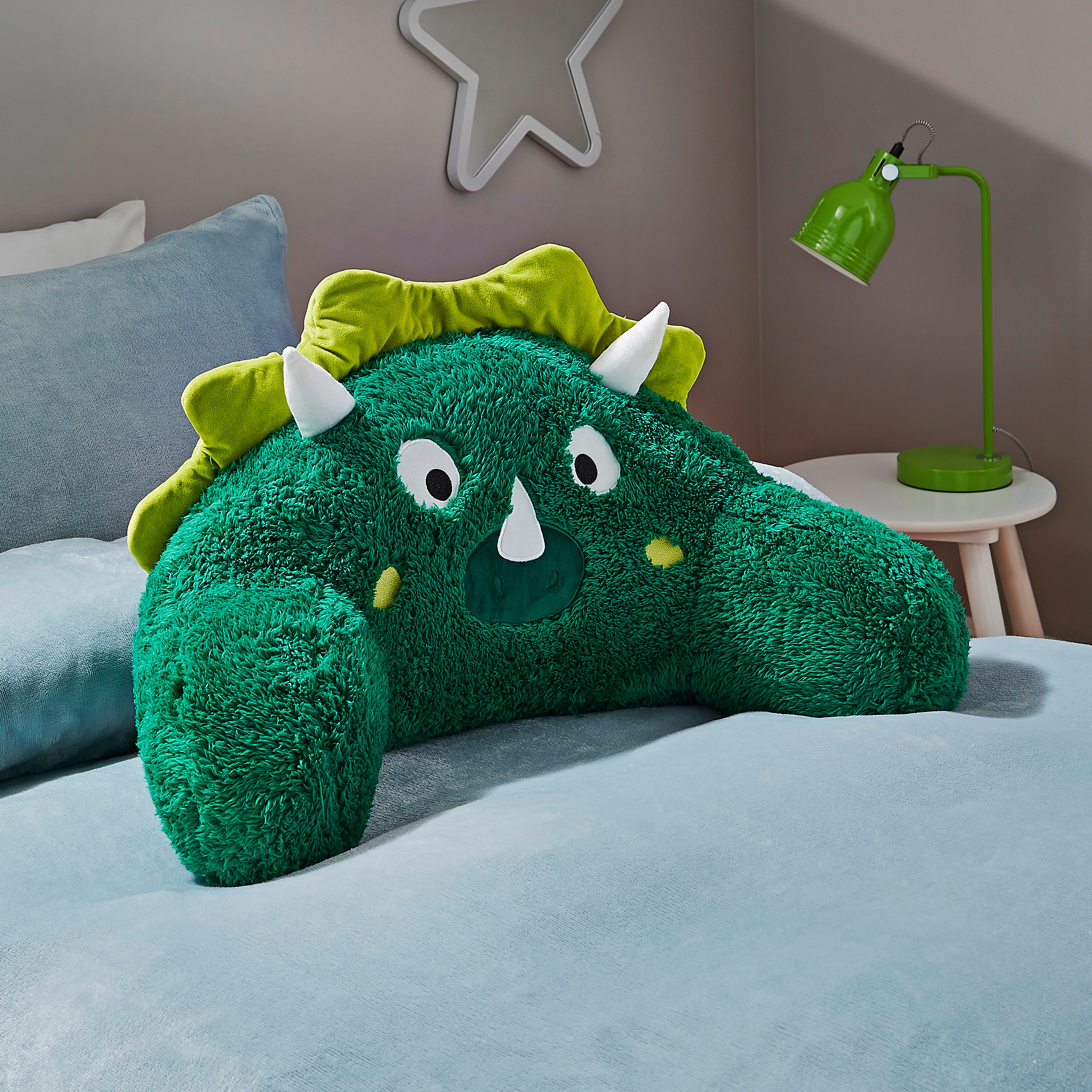 3D Dinosaur Cuddle Cushion Green