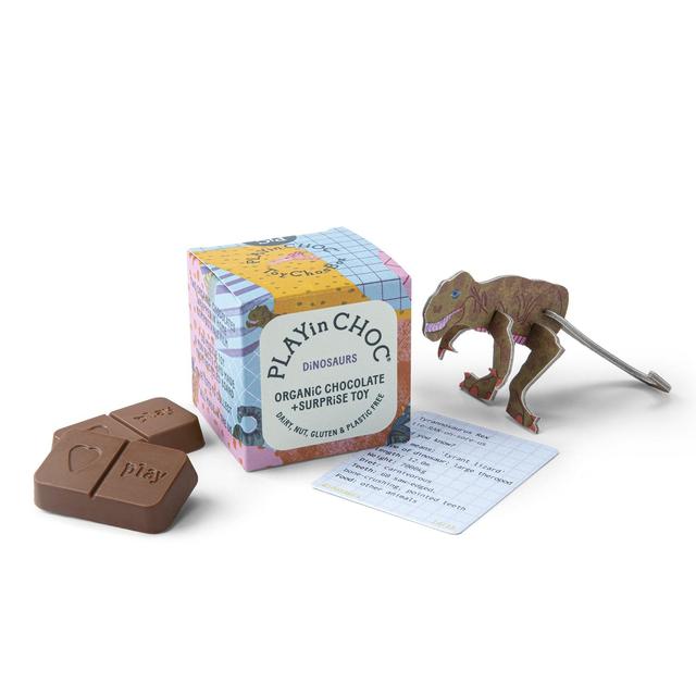 Organic Chocolate with Surprise Toy - PLAYin CHOC Dinosaurs