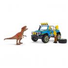 off-road vehicle with dino outpost - schleich dinosaurs - 41464 Main Thumbnail