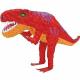 red t-rex dinosaur party pinata Thumbnail Image 1