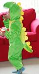 fun play dinosaur costume for kids -fancy dress animal onesie for boys and girls - children cosplay dress upcostumes for medium 3-5 years (110 cm) Thumbnail Image 1