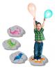 set of 3 dinosaur party games includes: pin the tail on the dinosaur, treasure hunt and stepping stones Thumbnail Image 3