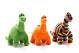 Orange Diplodocus Knitted Dinosuar Baby Rattle - Best Years Thumbnail Image 1