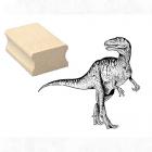 Wooden Velociraptor Stamp Block Main Thumbnail