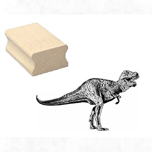 Wooden T-Rex Stamp Block