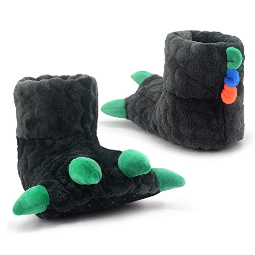  Soft Plush Kids Dinosaur Non-Slip Slippers