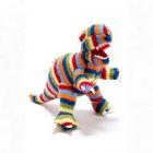 T Rex Knitted Dinosaur Baby Rattle - Best Years Main Thumbnail