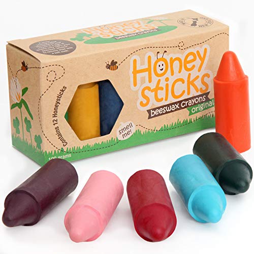 Honeysticks Pure Beeswax Crayons x 12