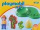 playmobil 9121 1.2.3 girl with dino egg Thumbnail Image 1