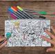 Colouring Pencil Case with 10 x Washable Markers - Eatsleepdoodle  Thumbnail Image 1