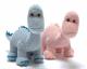 Girls Knitted Diplodocus Baby Rattle - Best Years Thumbnail Image 1