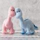 Girls Knitted Diplodocus Baby Rattle - Best Years Thumbnail Image 2