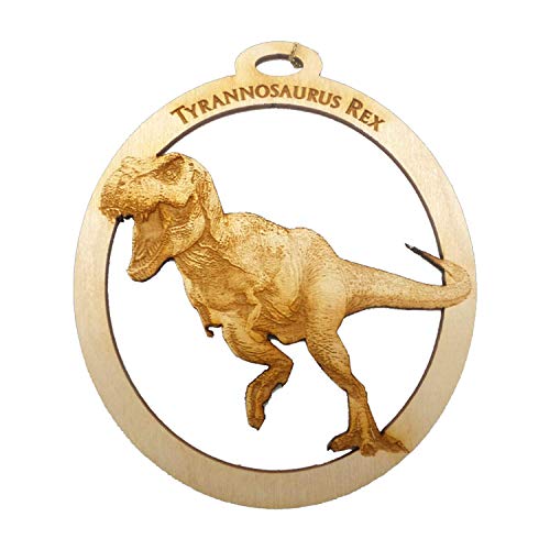 View the best prices for: Handcrafted Wooden T-Rex Christmas Tree Ornament