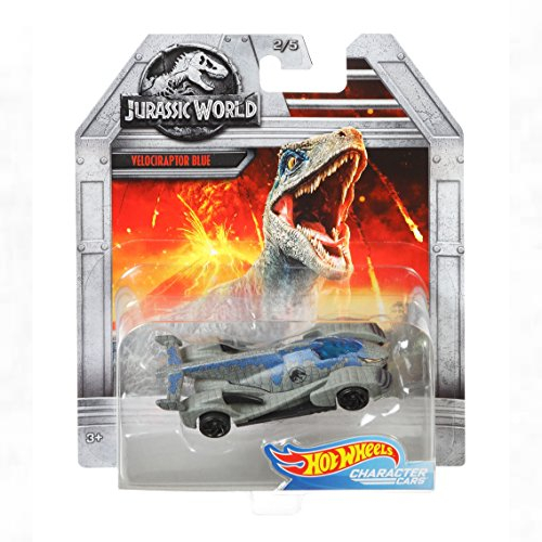 Hot Wheels Jurassic World Velociraptor Blue Vehicle