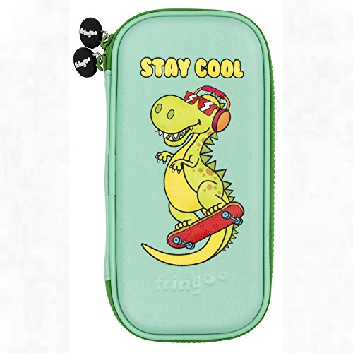 Skateboarding Dinosaur Pencil Case - Fringoo