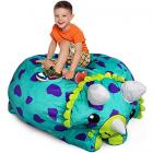 stuffums triceratops bean bag chair with storage Main Thumbnail