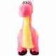 14 inch plush dinosaur toy - pink diplodocus  Thumbnail Image 2