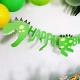 3 x large foil dinosaur balloons & happy birthday banner Thumbnail Image 2