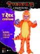 orange t-rex dinosaur costume for kids - various sizes Thumbnail Image 1