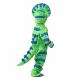 spooktacular creations triceratops deluxe kids dinosaur costume for halloween dinosaur dress up party (small, green) Thumbnail Image 4