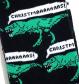 Mens Roaring Dinosaur Christmas Socks UK Size 6-11 Thumbnail Image 2