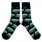 Mens Roaring Dinosaur Christmas Socks UK Size 6-11 Main Thumbnail