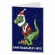12 pack funny dinosaur christmas cards Thumbnail Image 2