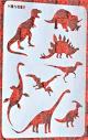 Dinosaur Wall Stencil Thumbnail Image 1
