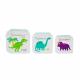 sass & belle set of 3 roarsome dinosaurs lunch boxes Thumbnail Image 2