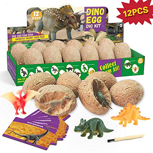 Dinosuar Egg Dig Kit Including 12 Dino Eggs