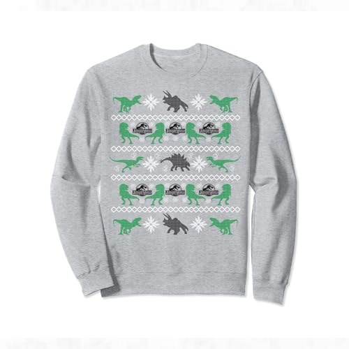 View the best prices for: Jurassic Park Dinosaur Logo Christmas Sweatshirt