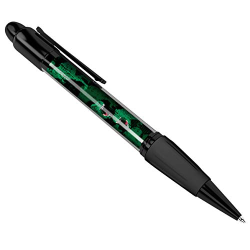 Ballpoint Pen with Green T-Rex Dinosaur Pattern