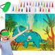 pin the horn on the triceratops party game Thumbnail Image 1