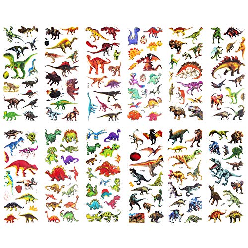 300 x Dinosaur 3D Puffy Stickers - SAVITA