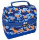 blue lunch bag with orange dinosaurs Thumbnail Image 1