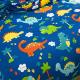 double dinosaur duvet cover with 2 pillowcases - 3 pieces Thumbnail Image 5