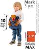 Small Dinosaur Stuffed Toy Backpack - Naturally KIDS Thumbnail Image 4
