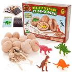 Dig and Discover Dino Egg Kit x 12 Dinosaurs - Prehistoric World Main Thumbnail