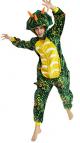 yuloong adult dinosaur onesies pajamas halloween christmas party cosplay costume fancy dress for women man, xl (height:178-195cm/69.8-76.8 inch), dark green Thumbnail Image 2